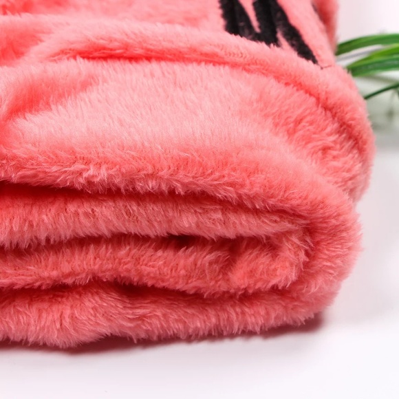 Last L! Soft Cozy Velour 2 Piece Pajamas Set - Picture 4 of 5